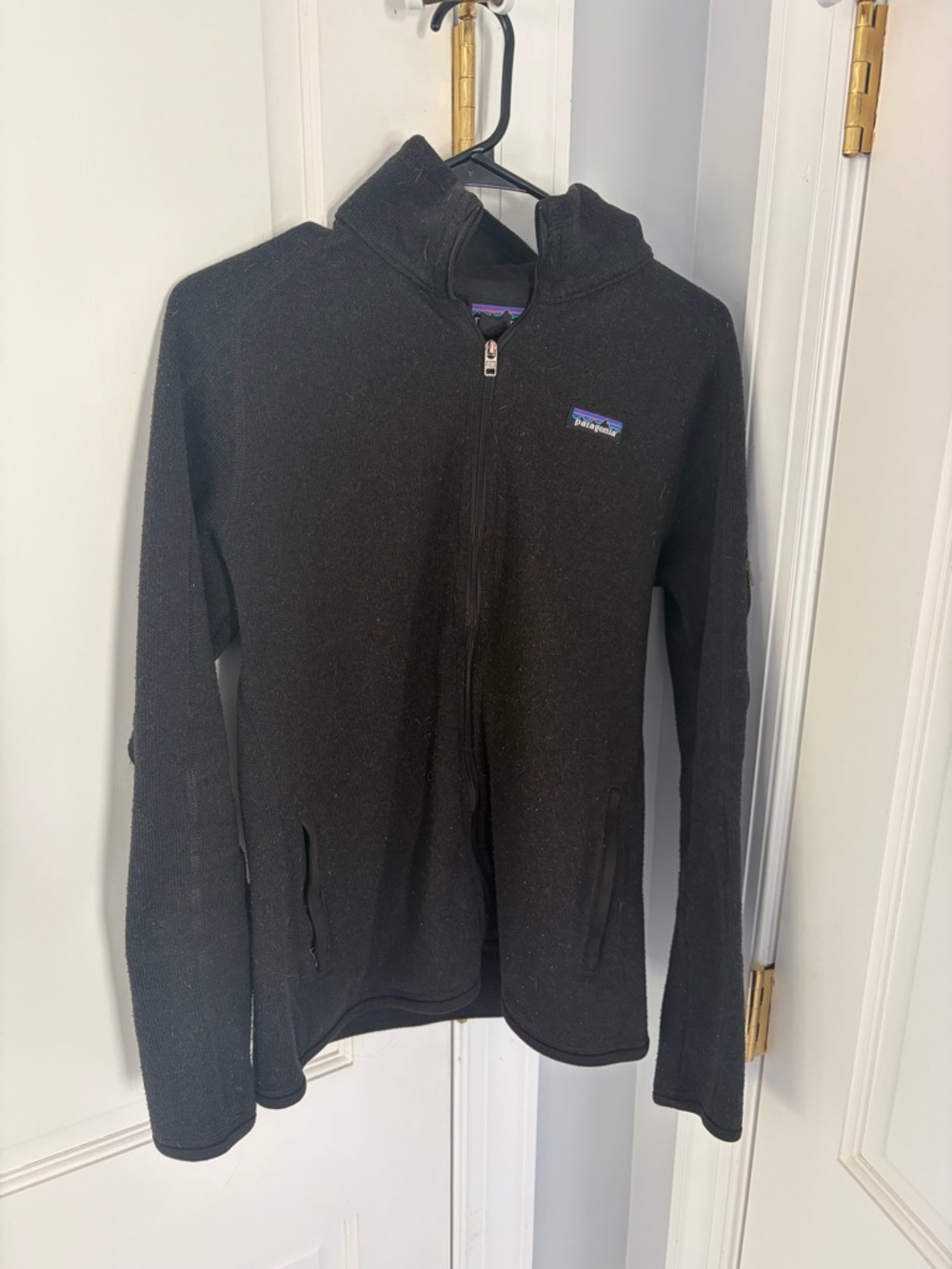 Patagonia Black Full-Zip Fleece Jacket Women’s Large